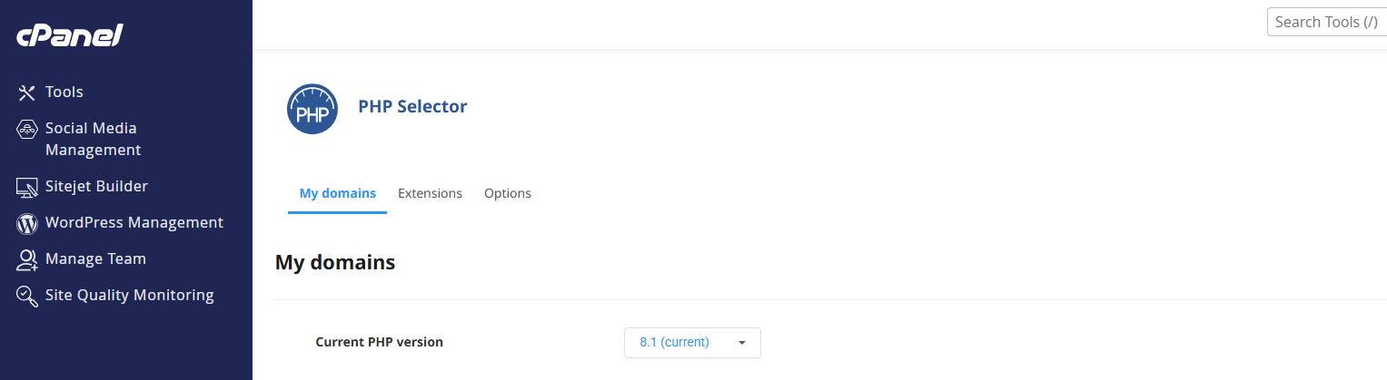 Fix 500 Internal Server Error WordPress by updating PHP in cPanel