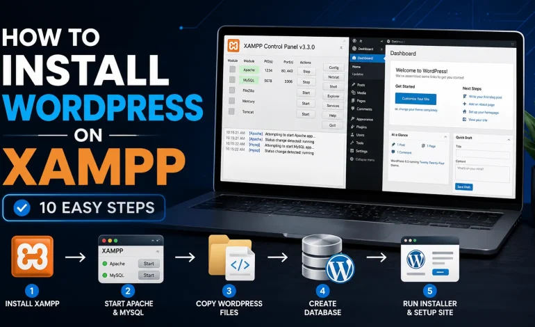  How to Install WordPress on XAMPP in 10 Steps