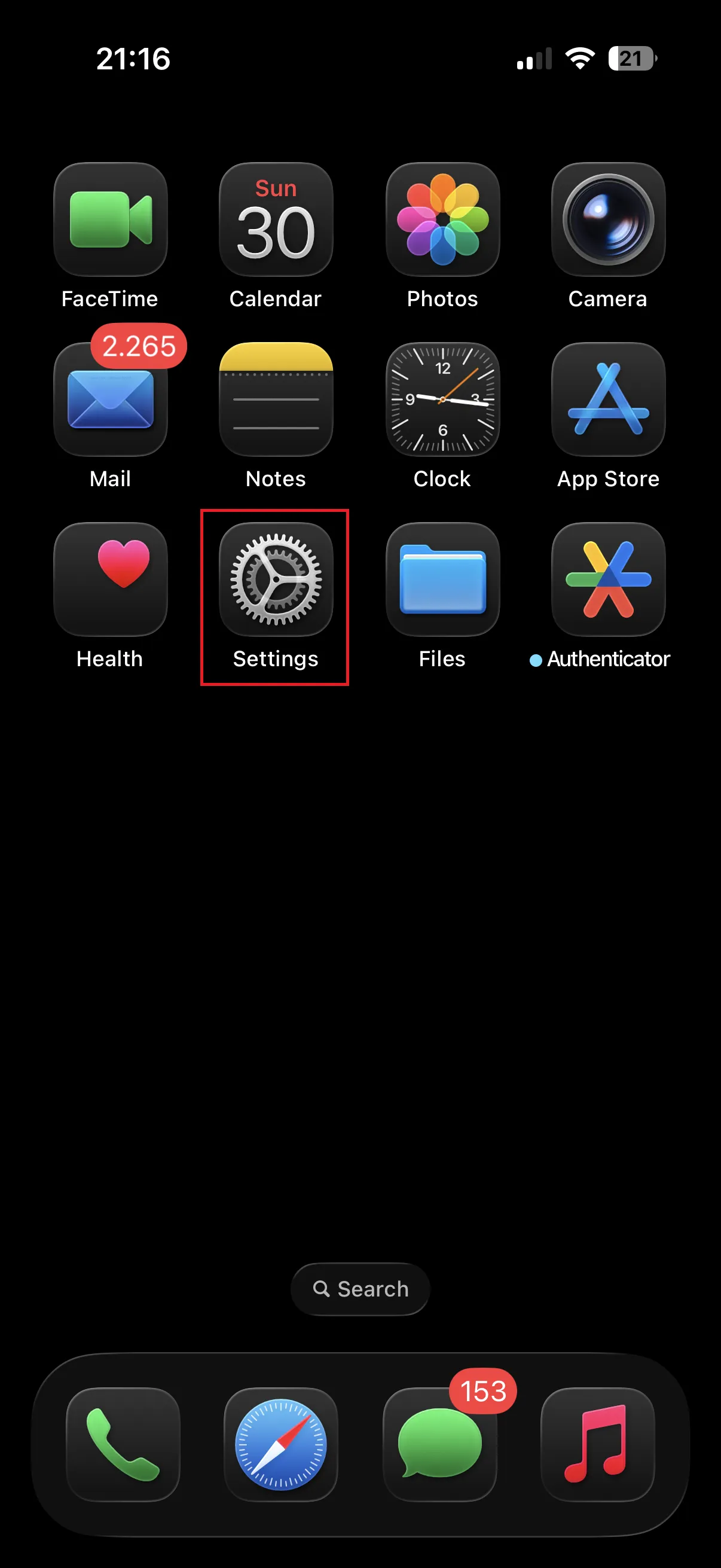 Open iPhone Settings to check Siri response settings
