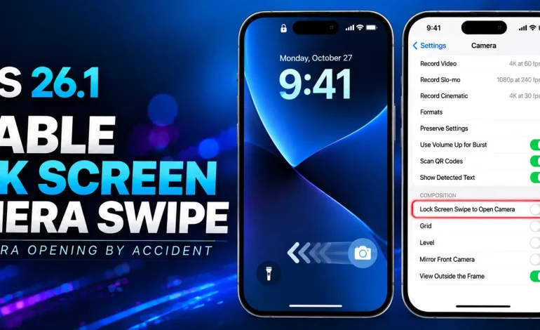  How to Turn Off Lock Screen Camera Swipe on iPhone